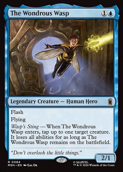 The Wondrous Wasp (Foil) - Marvel Super Heroes