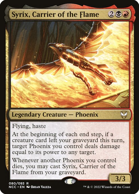 Syrix, Carrier of the Flame - Commander: Streets of New Capenna