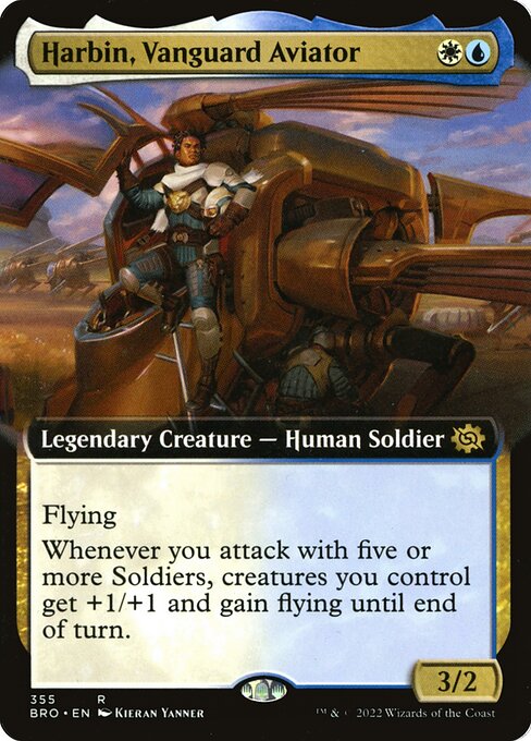Harbin, Vanguard Aviator (Extended Art) - The Brothers' War