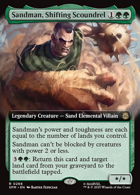 Sandman, Shifting Scoundrel (Extended Art) (Foil) - Marvel's Spider-Man