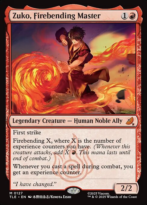 Zuko, Firebending Master - Avatar: The Last Airbender: Eternal-Legal