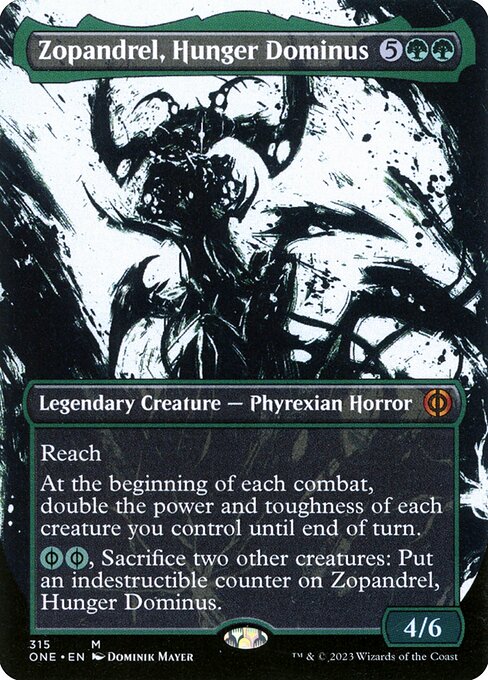 Zopandrel, Hunger Dominus (Showcase) - Phyrexia: All Will Be One