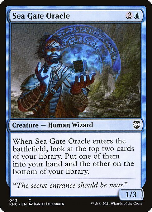 Sea Gate Oracle - Commander: Kaldheim
