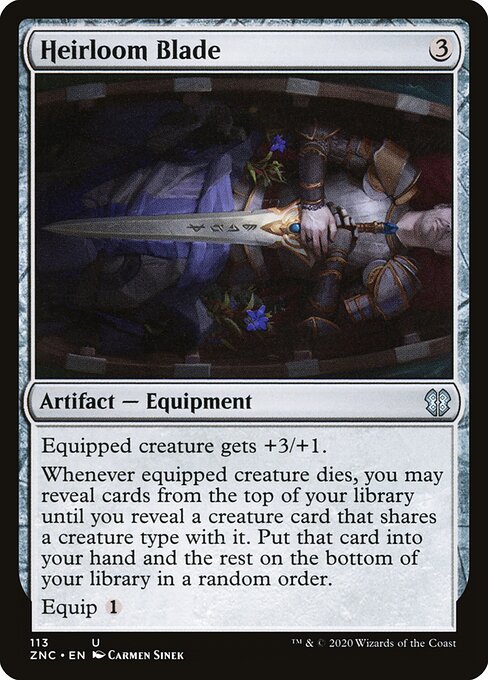 Heirloom Blade - Commander: Zendikar Rising