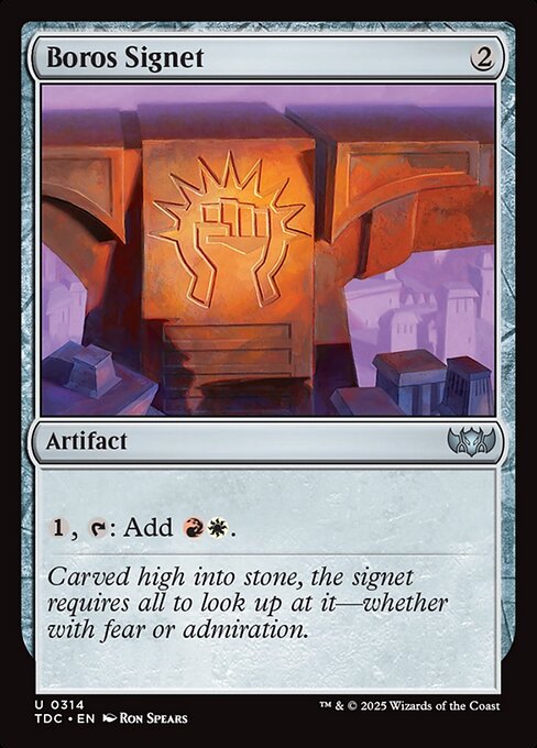 Boros Signet - Commander: Tarkir: Dragonstorm