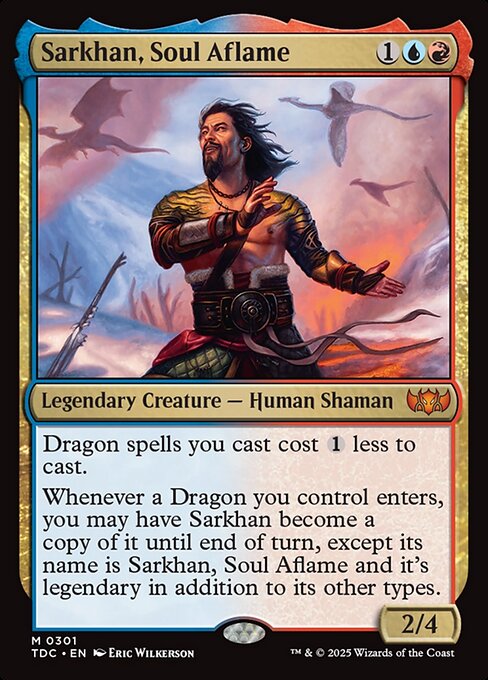 Sarkhan, Soul Aflame - Commander: Tarkir: Dragonstorm