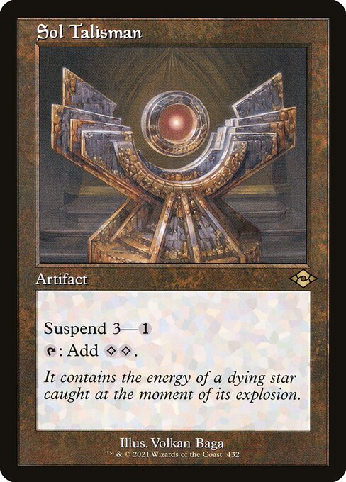 Sol Talisman (Retro Frame) - Modern Horizons 2