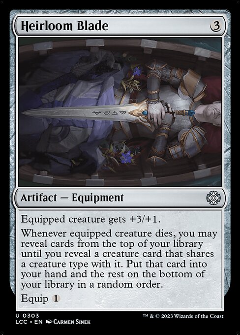Heirloom Blade - Commander: The Lost Caverns of Ixalan
