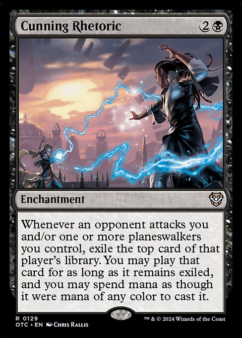 Cunning Rhetoric - Commander: Outlaws of Thunder Junction