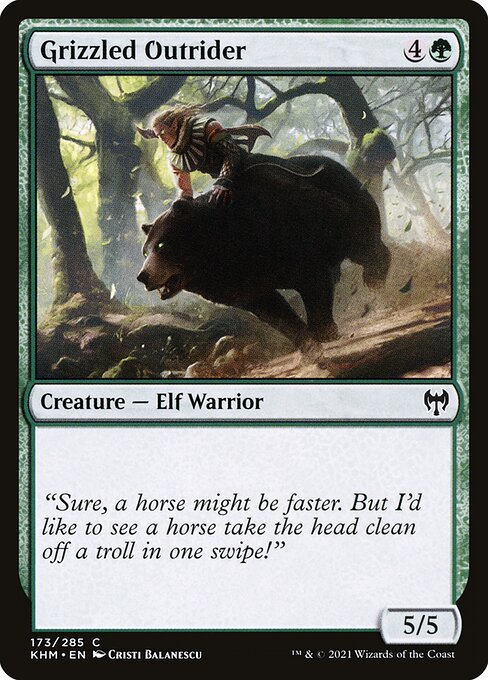 Grizzled Outrider - Kaldheim