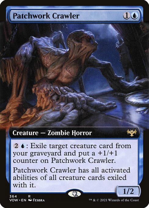 Patchwork Crawler (Extended Art) (Foil) - Innistrad: Crimson Vow