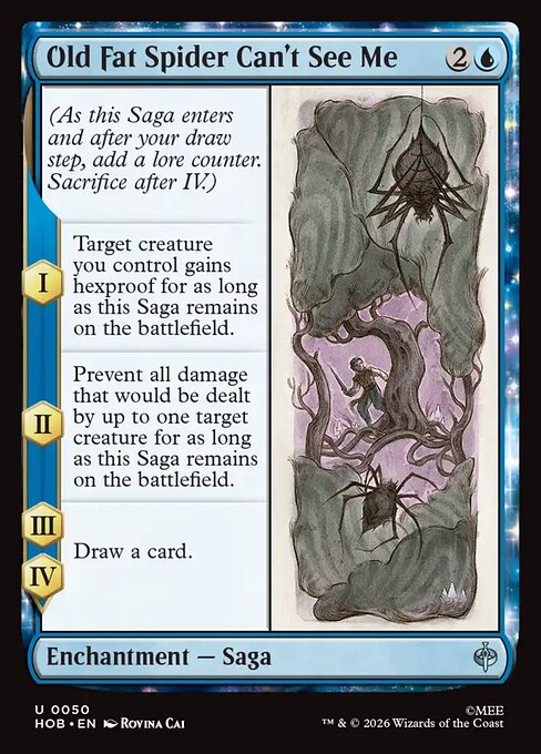 Old Fat Spider Can't See Me (Foil) - The Hobbit