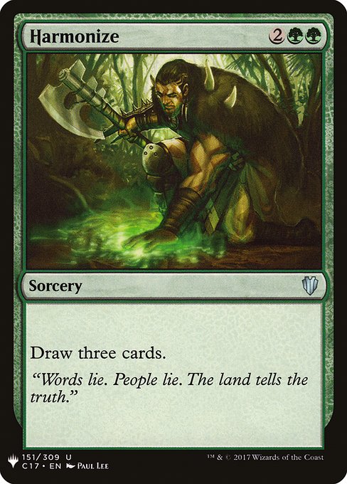Harmonize (C17) - The List Reprints