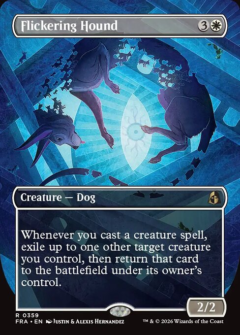 Flickering Hound (Borderless) - Reality Fracture