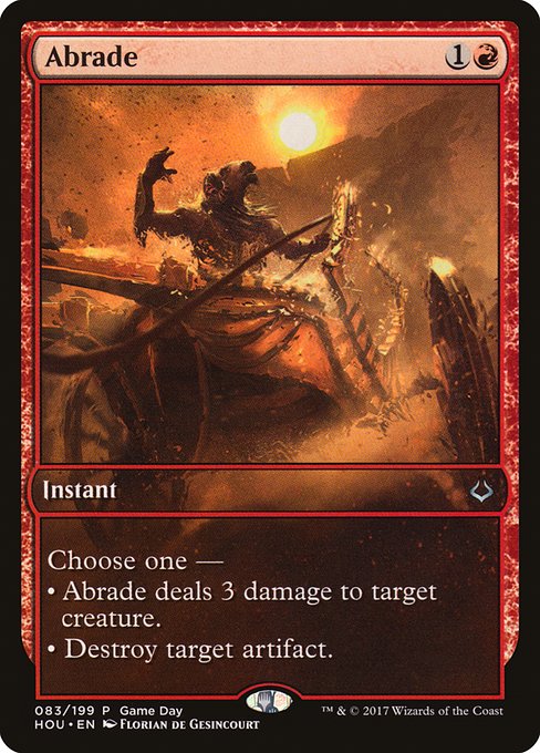 Abrade - Game Day & Store Championship Promos