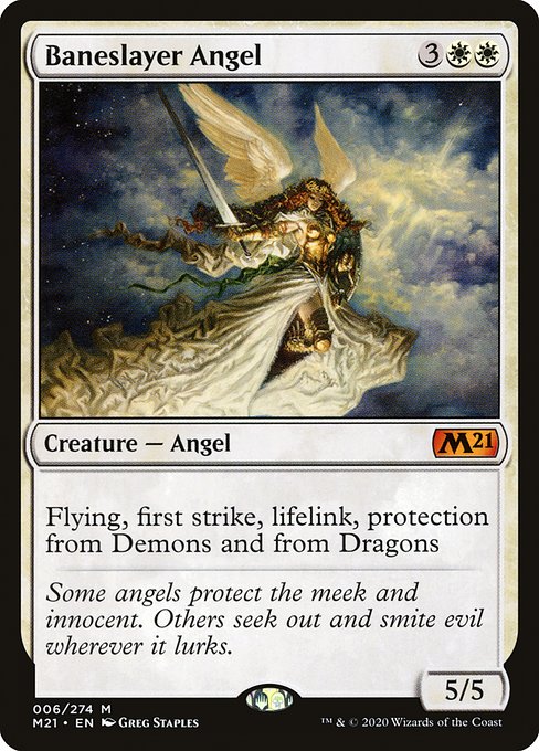 Baneslayer Angel (Foil) - Core Set 2021
