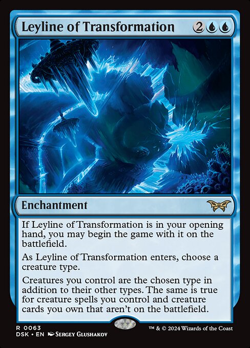 Leyline of Transformation (Extended Art) (Foil) - Duskmourn: House of Horror