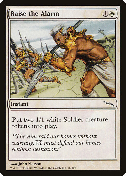 Raise the Alarm (Foil) - Mirrodin