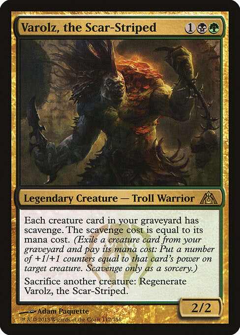 Varolz, the Scar-Striped (Foil) - Dragon's Maze