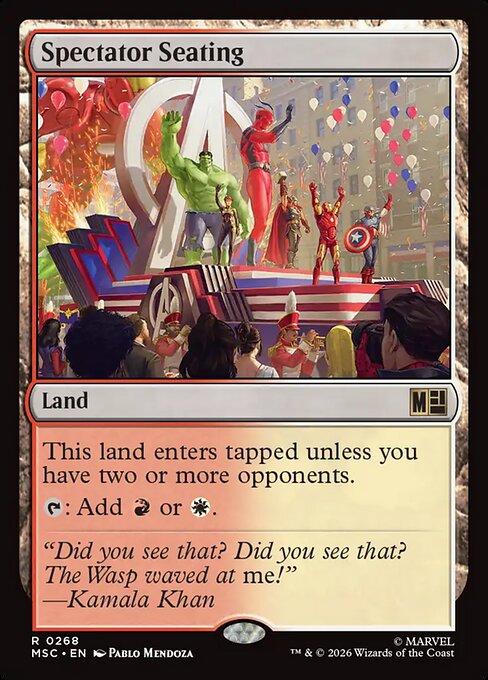 Spectator Seating - Commander: Marvel Super Heroes