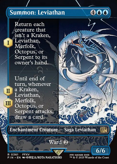 Summon: Leviathan (Borderless) - FINAL FANTASY