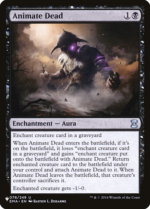 Animate Dead - The List Reprints
