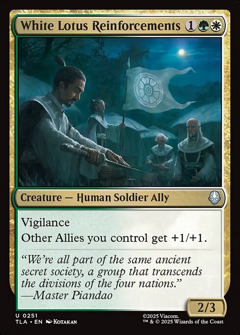 White Lotus Reinforcements - Avatar: The Last Airbender