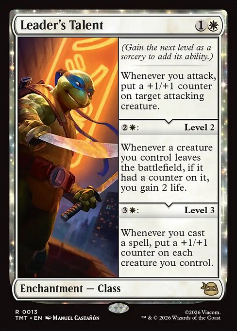 Leader's Talent (Foil) - Teenage Mutant Ninja Turtles