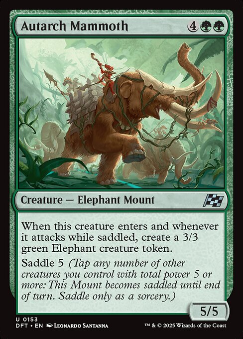 Autarch Mammoth (Foil) - Aetherdrift