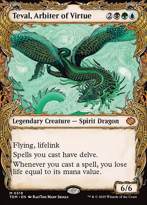 Teval, Arbiter of Virtue (Showcase) - Tarkir: Dragonstorm
