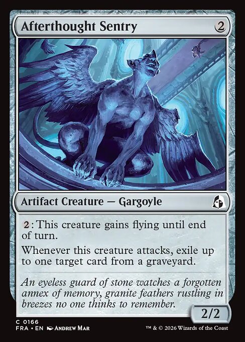Afterthought Sentry (Foil) - Reality Fracture