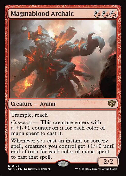 Magmablood Archaic (Foil) - Secrets of Strixhaven
