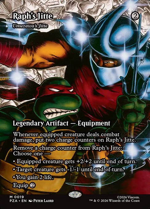 Raph's Jitte - Umezawa's Jitte (Borderless) - Teenage Mutant Ninja Turtles Source Material