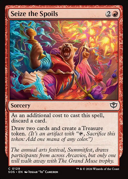 Seize the Spoils (Foil) - Secrets of Strixhaven