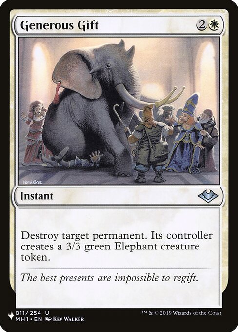 Generous Gift - The List Reprints