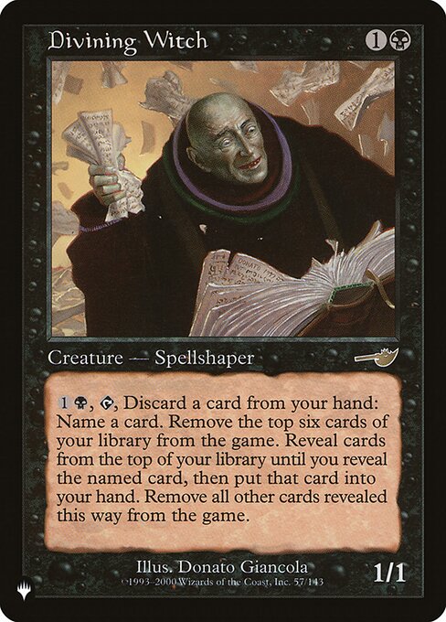 Divining Witch - The List Reprints