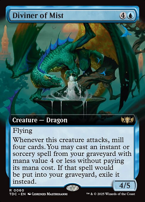 Diviner of Mist (Extended Art) - Commander: Tarkir: Dragonstorm