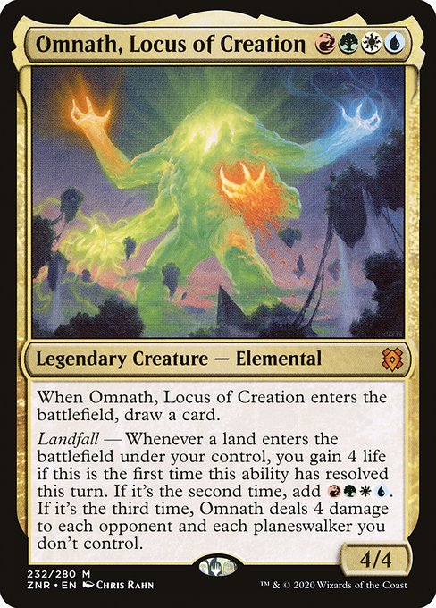 Omnath, Locus of Creation (Showcase) - Zendikar Rising