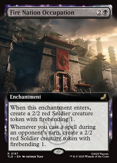 Fire Nation Occupation (Extended Art) (Foil) - Avatar: The Last Airbender: Eternal-Legal