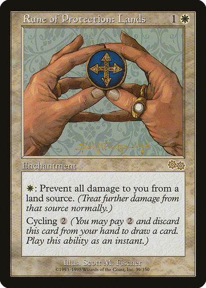 Rune of Protection: Lands - Urza's Saga