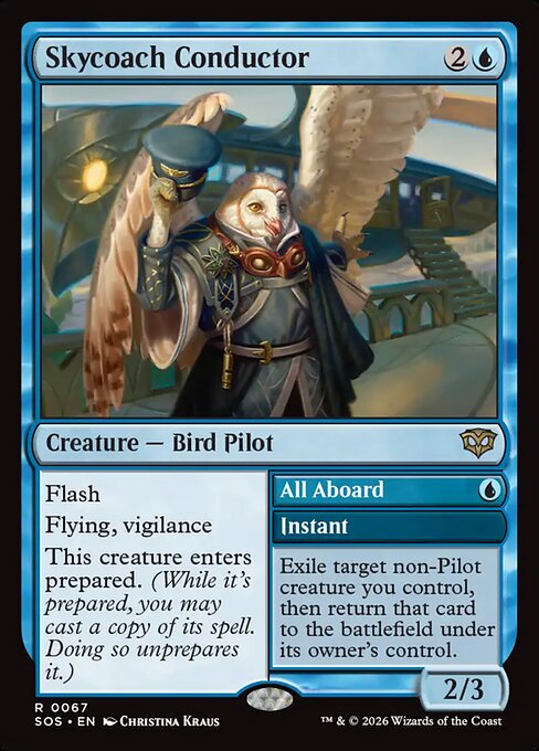 Skycoach Conductor (Foil) - Secrets of Strixhaven