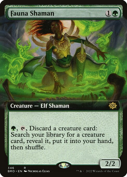 Fauna Shaman (Extended Art) (Foil) - The Brothers' War