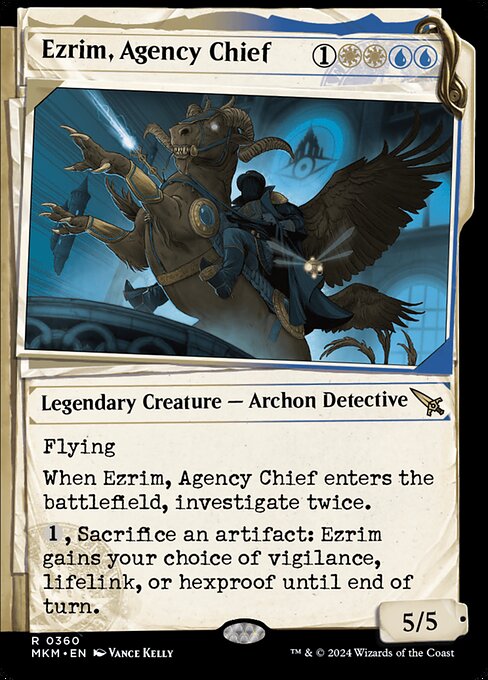 Ezrim, Agency Chief (Showcase) (Foil) - Murders at Karlov Manor