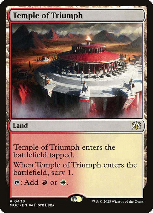 Temple of Triumph - Commander: March of the Machine