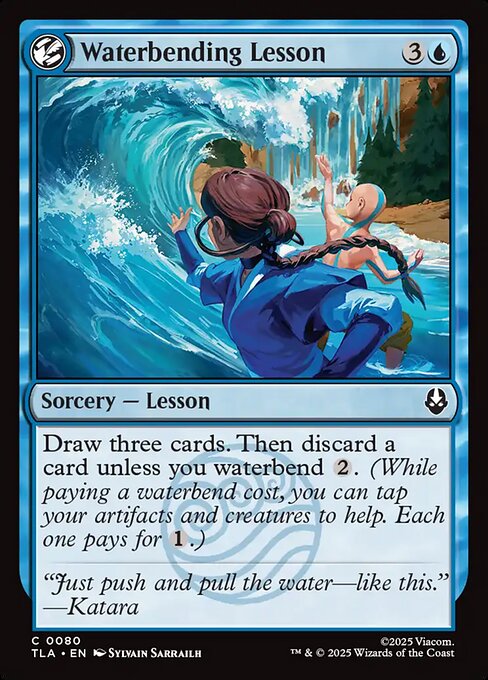 Waterbending Lesson (Foil) - Avatar: The Last Airbender