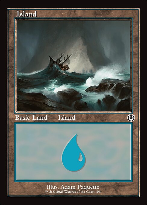 Island (291) (Retro Frame) - Innistrad Remastered
