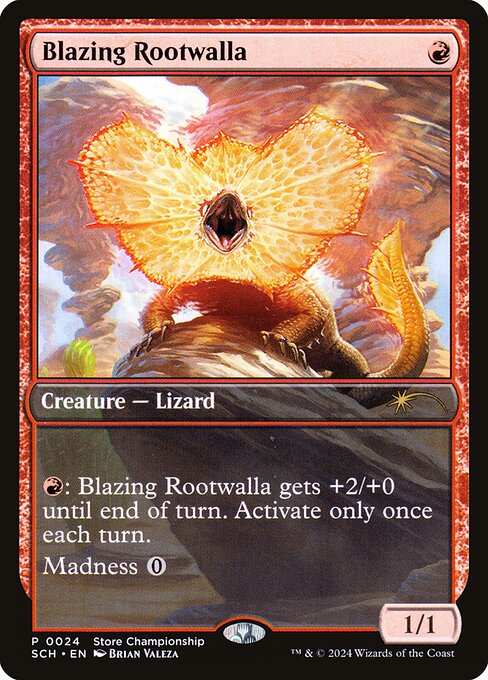 Blazing Rootwalla - Game Day & Store Championship Promos