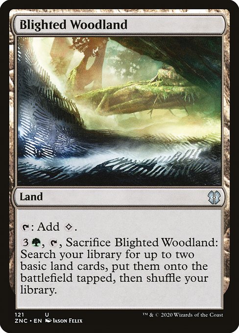 Blighted Woodland - Commander: Zendikar Rising
