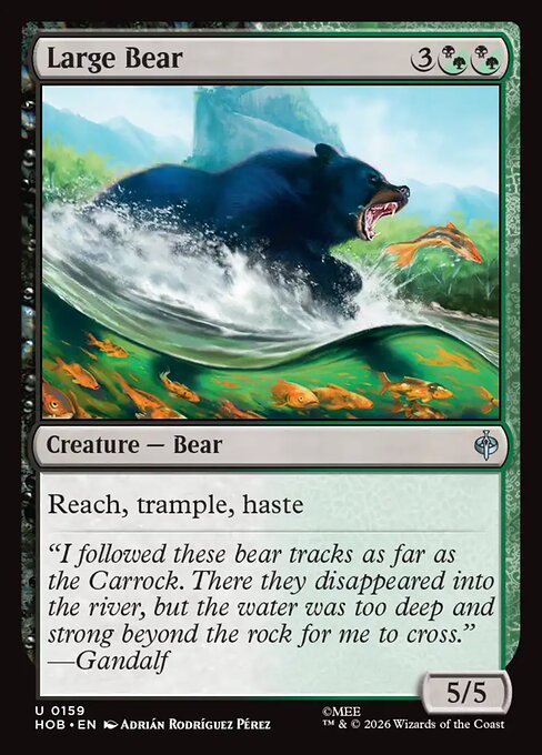 Large Bear (Foil) - The Hobbit