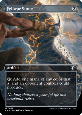 Fellwar Stone (Borderless) - Commander Masters